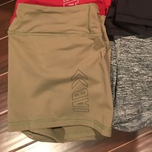 IAB booty shorts, large, OD green, VGUC